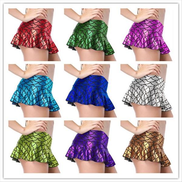1 piece fish scale pu leather pleated latex skirt women pole dancing club wear short patent leather mini dancing skirt, Black
1 piece fish scale pu leather pleated latex skirt women pole dancing club wear short patent leather mini dancing skirt, Black
