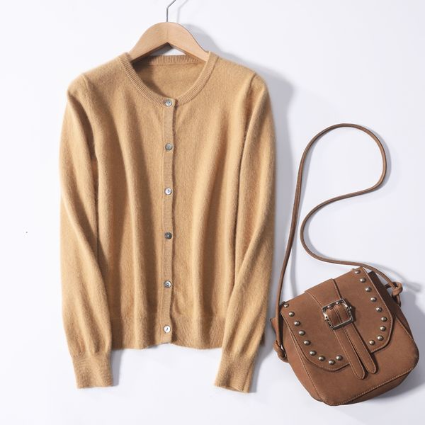 2021 coats 100% knitted wool cardigans new fashion o-neck long women's blouses spring% winter standard clothes 07zy, White;black
2021 coats 100% knitted wool cardigans new fashion o-neck long women's blouses spring% winter standard clothes 07zy, White;black