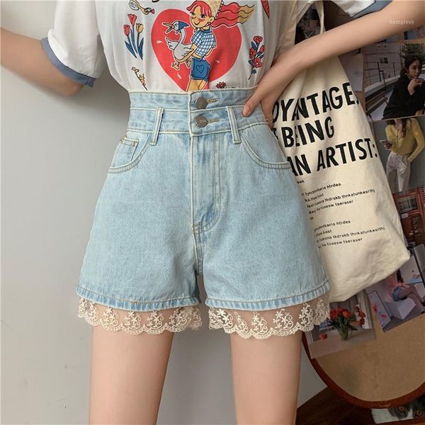 korean fashion style women denim shorts for summer 2020 sweet lace high waist teen girl short jeans fashion slimming shorts1, White;black
korean fashion style women denim shorts for summer 2020 sweet lace high waist teen girl short jeans fashion slimming shorts1, White;black