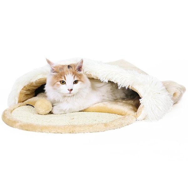 warm pet bed nest multifunction dual-use breathable soft plush cat scratching bed cat dog sleeping bag pet household supplies
warm pet bed nest multifunction dual-use breathable soft plush cat scratching bed cat dog sleeping bag pet household supplies