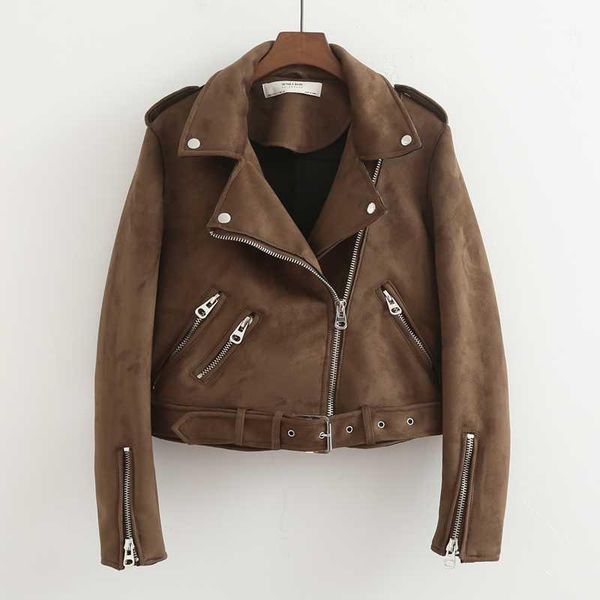 women's leather & faux 2021 spring autumn suede womens motorcycle jacket women biker slim white pu coat lether coat1, Black
women's leather & faux 2021 spring autumn suede womens motorcycle jacket women biker slim white pu coat lether coat1, Black