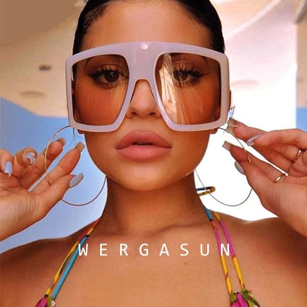 sunglasses wergasun design big frame oversized women large flat sun glasses trendy square gradient shades, White;black
sunglasses wergasun design big frame oversized women large flat sun glasses trendy square gradient shades, White;black