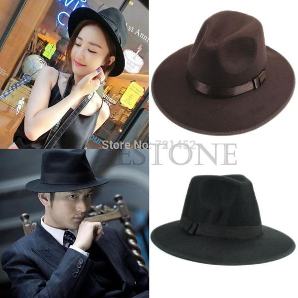 винтажный мужской bowknot шерсти шерстяная hat blower джаз hat cap trilby ретро fedora шляпы стиль 2 цвета, Blue;gray
винтажный мужской bowknot шерсти шерстяная hat blower джаз hat cap trilby ретро fedora шляпы стиль 2 цвета, Blue;gray