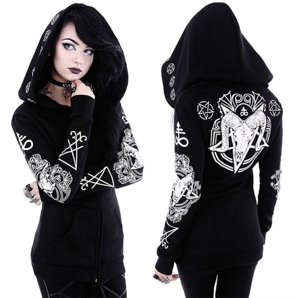 gothic punk print hoodies sweatshirts women long sleeve jacket zipper coat autumn winter female casual hoodie oversized hood lj200811, Black
gothic punk print hoodies sweatshirts women long sleeve jacket zipper coat autumn winter female casual hoodie oversized hood lj200811, Black