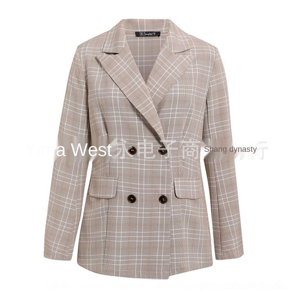 a4bh3 spring two-piece business 2020 elegant new plaid suit high waist slim shorts shorts suit women's western style iujar, Gray
a4bh3 spring two-piece business 2020 elegant new plaid suit high waist slim shorts shorts suit women's western style iujar, Gray