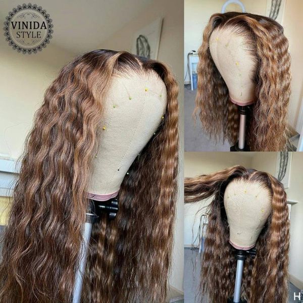 vinida style highlight curly 150% density t-part lace front human hair wigs scalp closure wigs with baby hair non-remy, Black;brown
vinida style highlight curly 150% density t-part lace front human hair wigs scalp closure wigs with baby hair non-remy, Black;brown