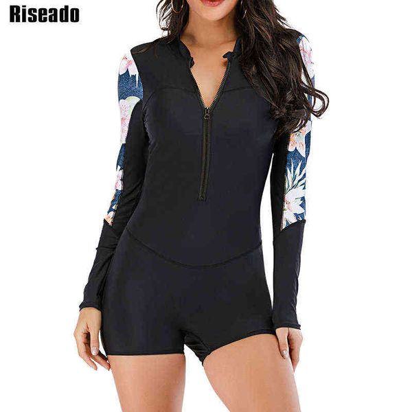 riseado long sleeve one piece swimsuit women's swimwear new zipper bodysuit women beachwear boyshort bathing suit rashguard, White;black
riseado long sleeve one piece swimsuit women's swimwear new zipper bodysuit women beachwear boyshort bathing suit rashguard, White;black