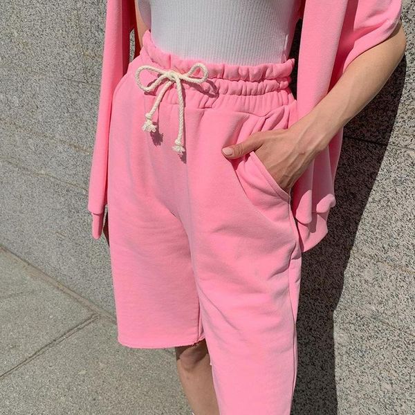 high-waisted pants women solid color elastic waist pockets bandage knee length streetwear trousers woman clothing pink trouser1, Black;white
high-waisted pants women solid color elastic waist pockets bandage knee length streetwear trousers woman clothing pink trouser1, Black;white