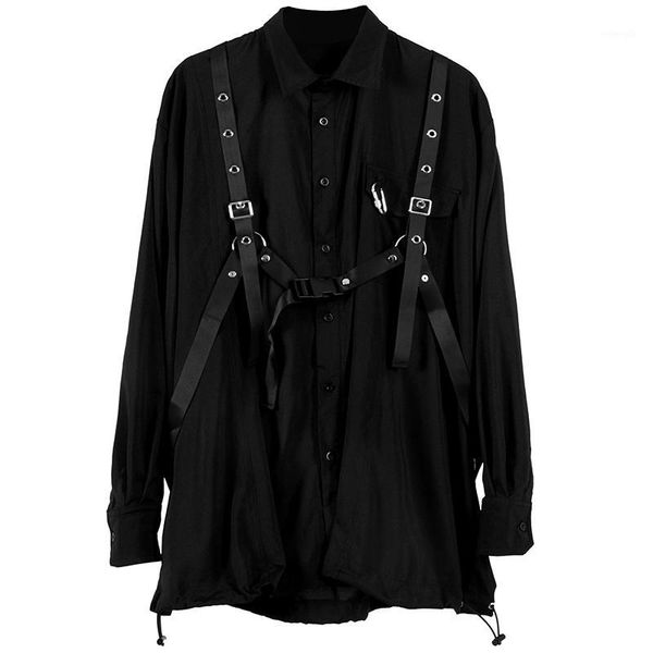 2020 fashion women shirts loose black dark series shirt women's new spring autumn design long-sleeved loose, White
2020 fashion women shirts loose black dark series shirt women's new spring autumn design long-sleeved loose, White