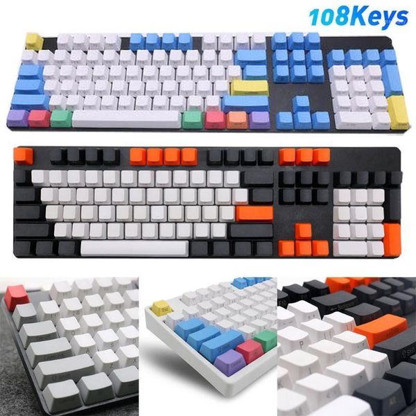108pcs/set pbt color matching light-proof mechanical keyboard keycap replacement mice & keyboards accessories keyboards keycap1
108pcs/set pbt color matching light-proof mechanical keyboard keycap replacement mice & keyboards accessories keyboards keycap1