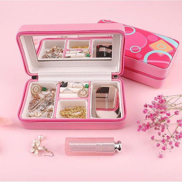 new style pink pu leather jewelry box portable european ear stud ring lipstick jewelry box case, Pink;blue
new style pink pu leather jewelry box portable european ear stud ring lipstick jewelry box case, Pink;blue