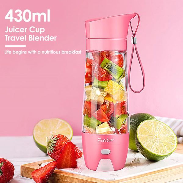 electric mini juicer cup 430ml usb rechargeable fruit juice mixer blender with stainless steel 2-blade for home travel
electric mini juicer cup 430ml usb rechargeable fruit juice mixer blender with stainless steel 2-blade for home travel
