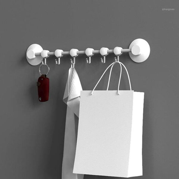 sliding hook plastic suction cup bathroom towel 6 even hook kitchen cooking tool storage rack household1
sliding hook plastic suction cup bathroom towel 6 even hook kitchen cooking tool storage rack household1