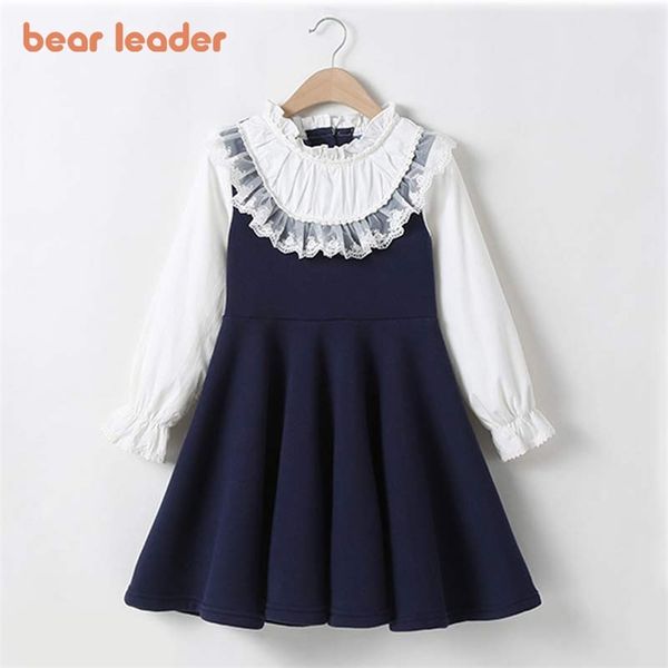bear leader school girls clothing dress baby casual dress kids patchwork fall clothes children long sleeve dress blue white 211224, Red;yellow
bear leader school girls clothing dress baby casual dress kids patchwork fall clothes children long sleeve dress blue white 211224, Red;yellow