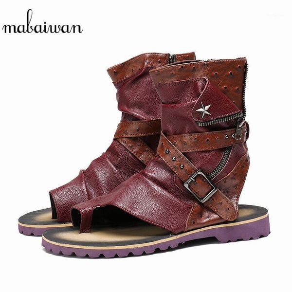 mabaiwan punk men sandals summer leather gladiator ankle boots buckle slipper casual beach shoes men handmade flats plus size1, Black
mabaiwan punk men sandals summer leather gladiator ankle boots buckle slipper casual beach shoes men handmade flats plus size1, Black