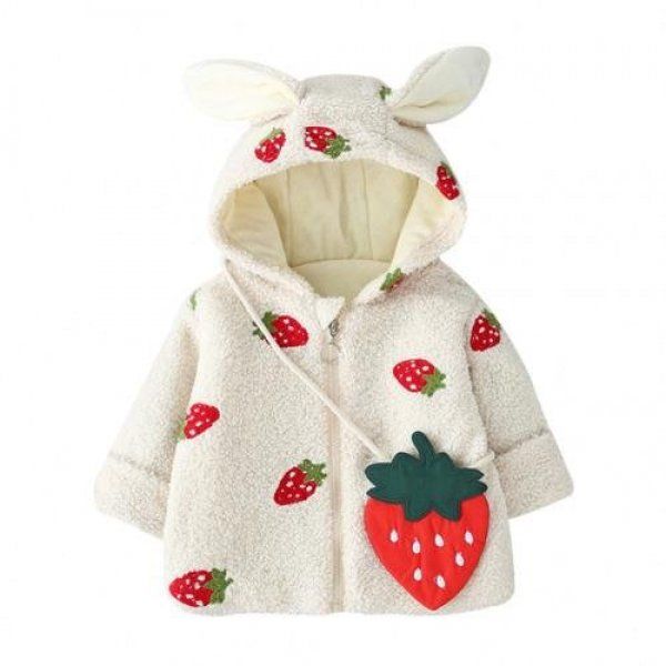 new winter luxury design warm high-quality imported cotton jacket casual super classic strawberry cute parka ing, Black
new winter luxury design warm high-quality imported cotton jacket casual super classic strawberry cute parka ing, Black