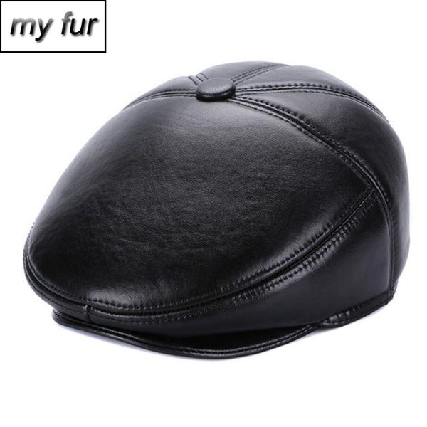 berets casual men real sheepskin leather hats winter warm male caps natural earflap outdoor hat, Blue;gray
berets casual men real sheepskin leather hats winter warm male caps natural earflap outdoor hat, Blue;gray