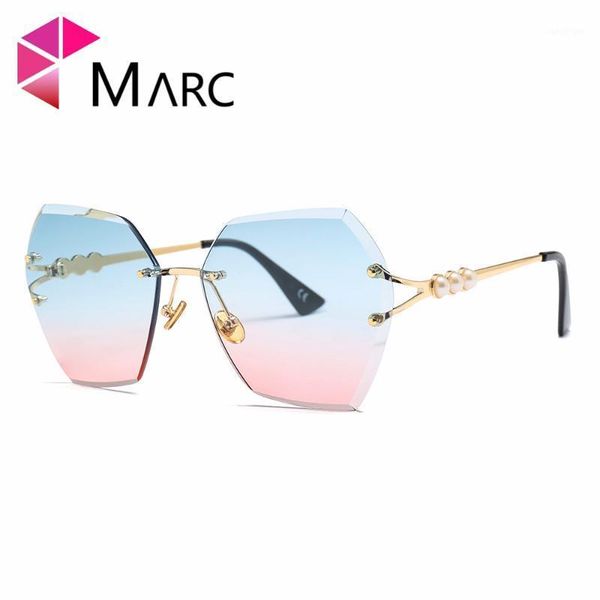 sunglasses marc 100%uv400 2021 women men fashion gradient blue brown driving resin alloy goggle gafas sol rimless1, White;black
sunglasses marc 100%uv400 2021 women men fashion gradient blue brown driving resin alloy goggle gafas sol rimless1, White;black