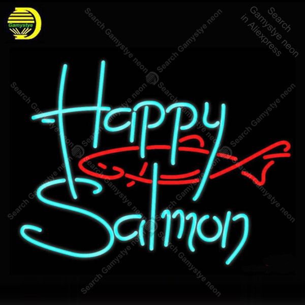 happy salmon neon sign real glass tube neon handmade neon light sign shop display decorate l pub club iconic light lamp
happy salmon neon sign real glass tube neon handmade neon light sign shop display decorate l pub club iconic light lamp
