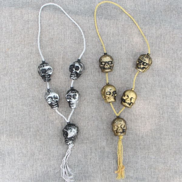 nfkuk necklace dress halloween haunted house bewitched supplies string head collar necklace skull ghost party dress jjcng 
nfkuk necklace dress halloween haunted house bewitched supplies string head collar necklace skull ghost party dress jjcng