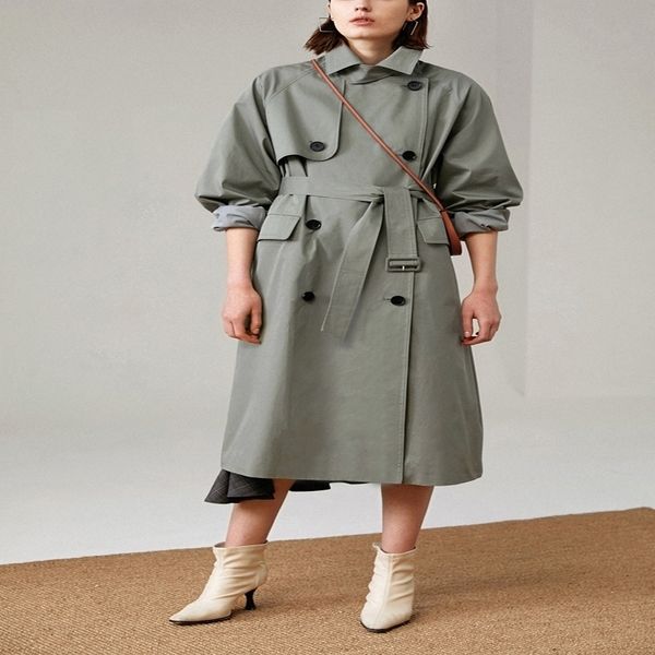 uk brand new fashion fall /autumn casual double breasted simple classic long trench coat with belt chic female windbreaker 201120, Tan;black
uk brand new fashion fall /autumn casual double breasted simple classic long trench coat with belt chic female windbreaker 201120, Tan;black