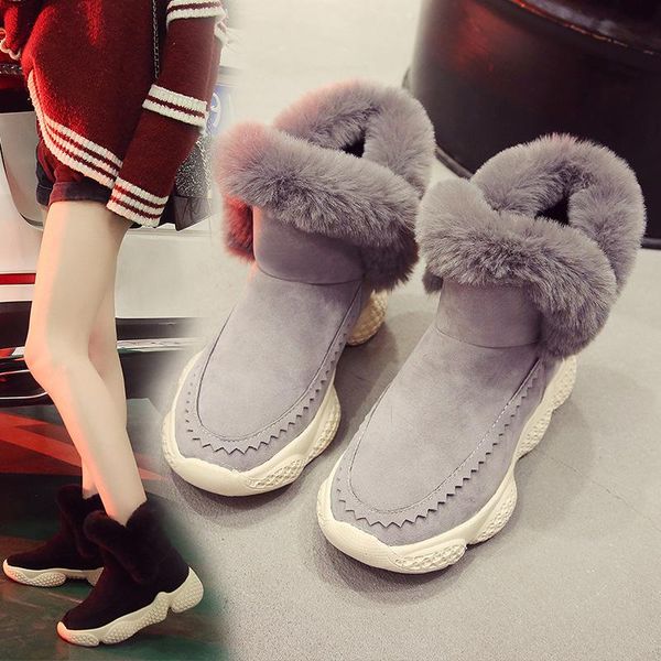 snow boots women 2020 autumn and winter new simple plus velvet thick suede warm cotton shoes all-match student short boots women, Black
snow boots women 2020 autumn and winter new simple plus velvet thick suede warm cotton shoes all-match student short boots women, Black