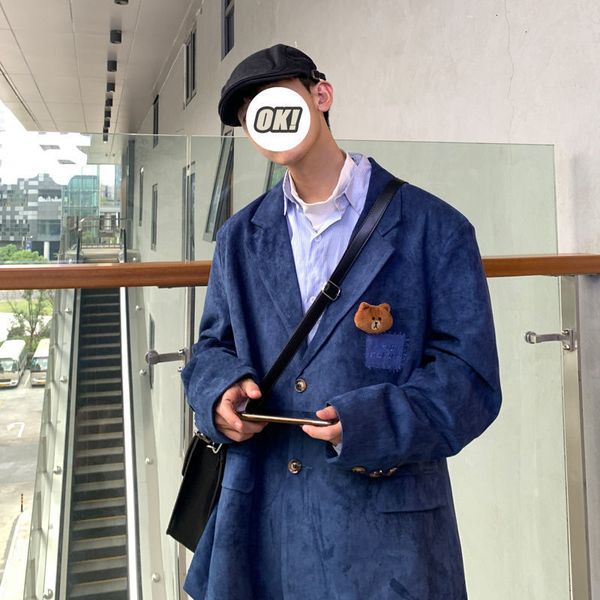 2021 new privathinker men's casual oversize jackets 2021 new women's bear graphic printed suit korean college male jacket coat kfu, Black;brown
2021 new privathinker men's casual oversize jackets 2021 new women's bear graphic printed suit korean college male jacket coat kfu, Black;brown