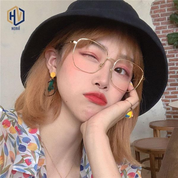 2020 square frame vintage eeygalsses women oversized frames metal glasses frame clear lens eyeware unisex, Black
2020 square frame vintage eeygalsses women oversized frames metal glasses frame clear lens eyeware unisex, Black
