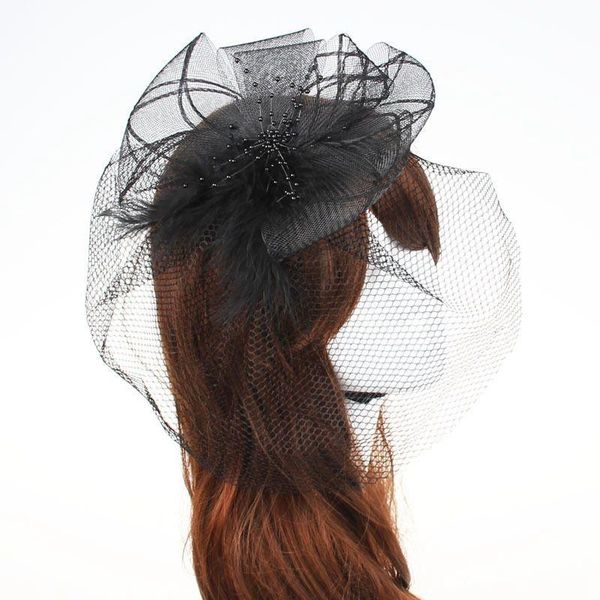 stingy brim hats retail fascinator cocktail hat for wedding holiday women french veiling hair headband vintage fashion lady party accessorie, Blue;gray
stingy brim hats retail fascinator cocktail hat for wedding holiday women french veiling hair headband vintage fashion lady party accessorie, Blue;gray