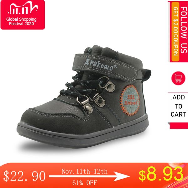 apakowa boys autumn flat ankle toddler kids for boy martin boots with zip solid leather children's shoes eur 21-26, Black;red
apakowa boys autumn flat ankle toddler kids for boy martin boots with zip solid leather children's shoes eur 21-26, Black;red