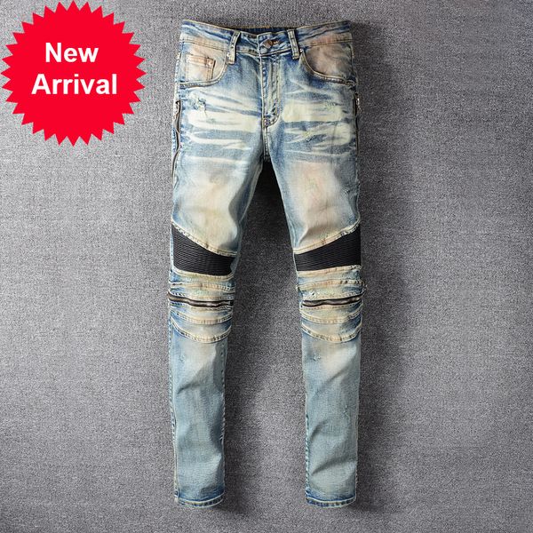 2021 new italian style new men's brem pants, pale blue color slacks thin fit streetwear biker strain jeans 8py5
2021 new italian style new men's brem pants, pale blue color slacks thin fit streetwear biker strain jeans 8py5