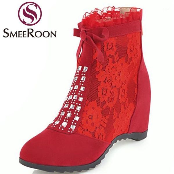 smeeroon ankle boots lace height increasing leisure winter boots sweet bowtie zipper fashion rhinestone woman shoes1, Black
smeeroon ankle boots lace height increasing leisure winter boots sweet bowtie zipper fashion rhinestone woman shoes1, Black