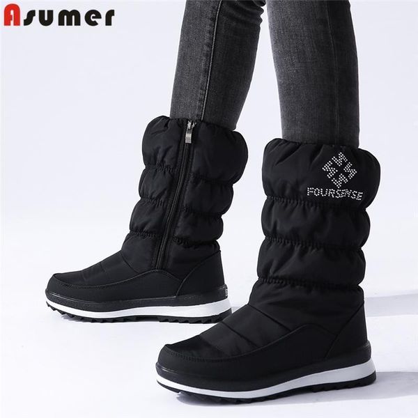 asumer women's winter boots zip platform thick fur warm snow boots fashion rhinestone ladies flat comfortable women shoes1, Black
asumer women's winter boots zip platform thick fur warm snow boots fashion rhinestone ladies flat comfortable women shoes1, Black
