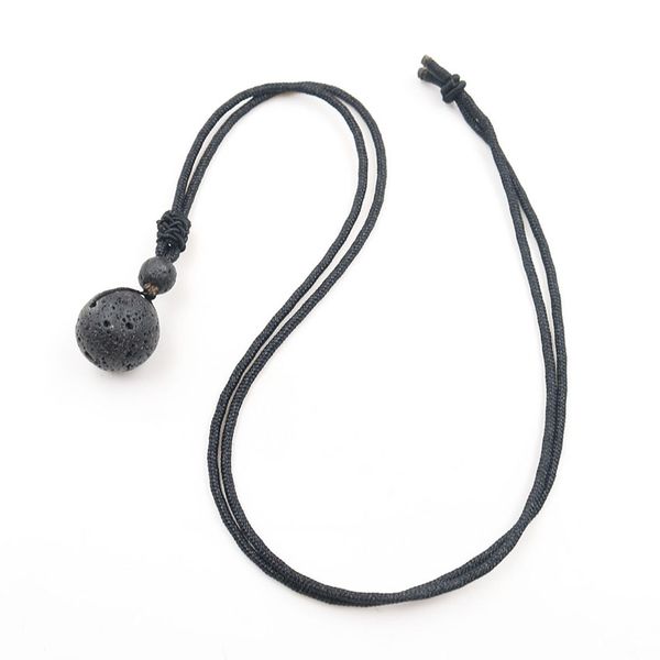 yjxp natural lava stone pendant rope chain necklace 18mm volcanic round bead trendy necklaces lucky charms amulet jewelry 1 pcs, Silver
yjxp natural lava stone pendant rope chain necklace 18mm volcanic round bead trendy necklaces lucky charms amulet jewelry 1 pcs, Silver