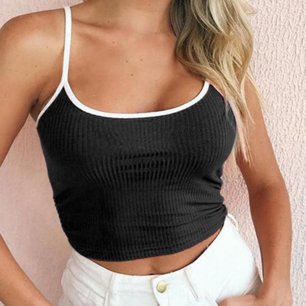 women crop adjustable shoulder straps round neck sleeveless tank women summer camisole drop shipping, White
women crop adjustable shoulder straps round neck sleeveless tank women summer camisole drop shipping, White