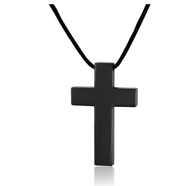 relodi black stainless steel cross necklace for men rope chain choker fashion jewelry sp30691, Silver
relodi black stainless steel cross necklace for men rope chain choker fashion jewelry sp30691, Silver