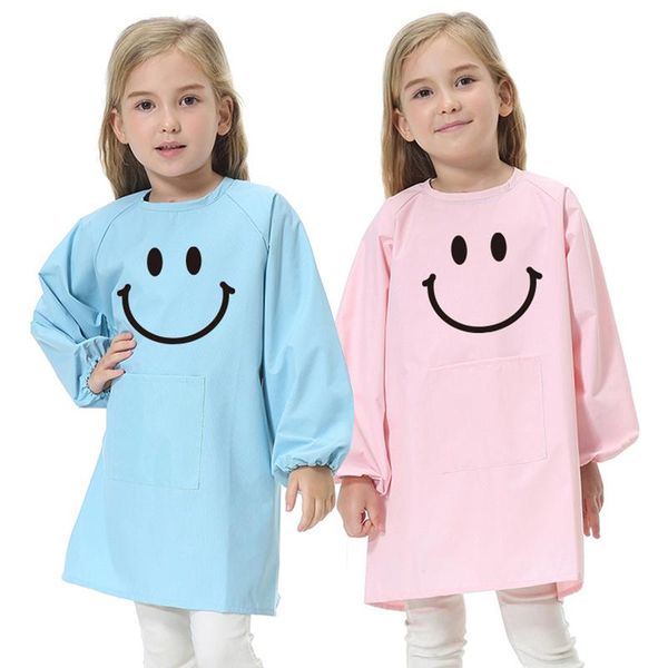 aprons high-quality children's painting overalls kids waterproof anti-wear clothing eating smock baby print logo
aprons high-quality children's painting overalls kids waterproof anti-wear clothing eating smock baby print logo