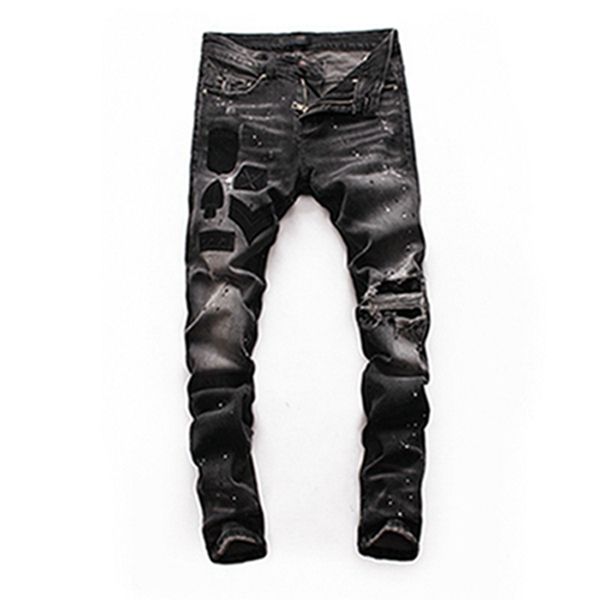 2021 fashion designer high-quality men's wear hole-breaking locomotive jeans slimming motorcycle jeans men's hip-hop men's je, Blue
2021 fashion designer high-quality men's wear hole-breaking locomotive jeans slimming motorcycle jeans men's hip-hop men's je, Blue
