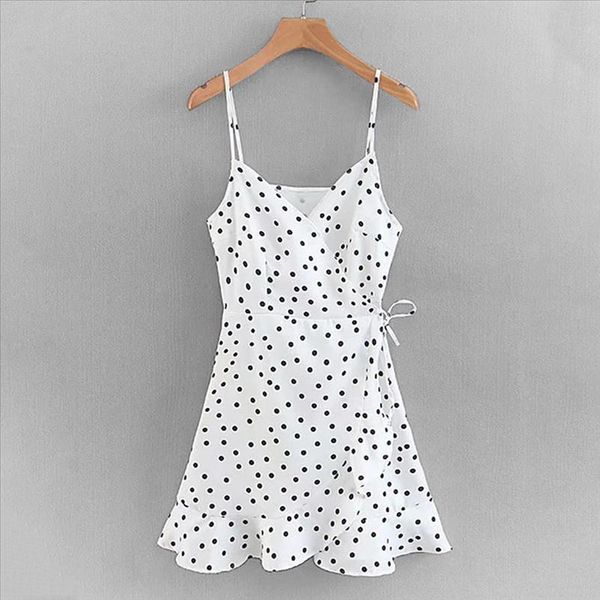summer dress women 2021 dress ladies high waist dot printing mini dresses vestidos back lacing straps backless j30, Black;gray
summer dress women 2021 dress ladies high waist dot printing mini dresses vestidos back lacing straps backless j30, Black;gray