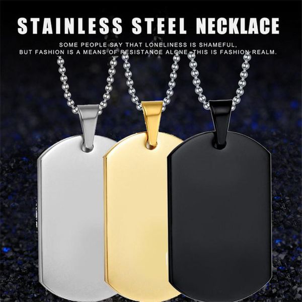 chains titanium steel personality pendants domineering glossy medal necklaces men's american soldiers listed carving, Silver
chains titanium steel personality pendants domineering glossy medal necklaces men's american soldiers listed carving, Silver