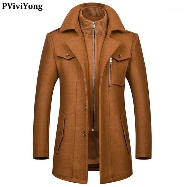 men's wool & blends pviviyong 2021 arrival winter thicked trench coat men, double collar jackets slim men parka ,plus-size m-xxxl f4061, Black
men's wool & blends pviviyong 2021 arrival winter thicked trench coat men, double collar jackets slim men parka ,plus-size m-xxxl f4061, Black