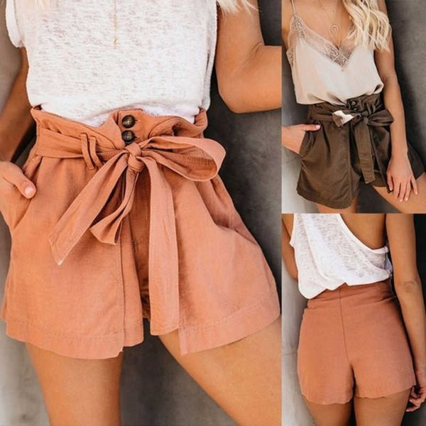 2020 new style fashion women lady summer casual high waist short beach bow shorts, White;black
2020 new style fashion women lady summer casual high waist short beach bow shorts, White;black