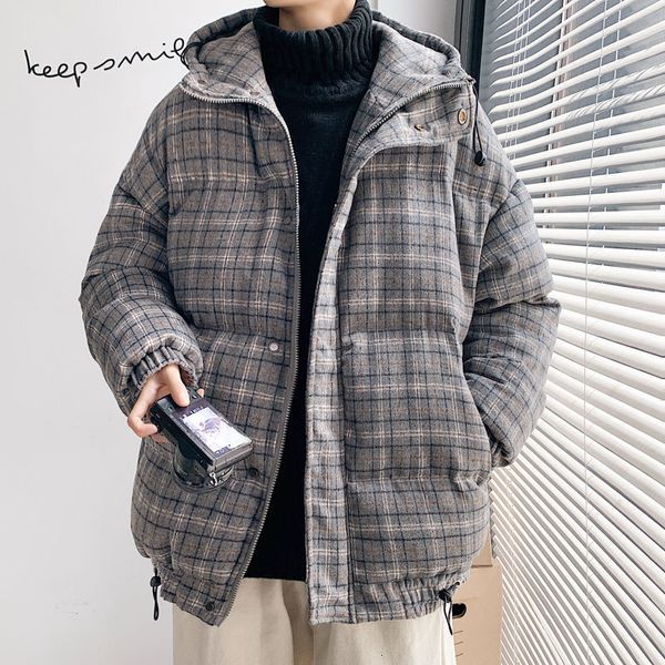 winter plaid coat men's fashion park warm retro casual short hooded coat men loose cotton thicken jacket mens clothes m-5xl, Black
winter plaid coat men's fashion park warm retro casual short hooded coat men loose cotton thicken jacket mens clothes m-5xl, Black