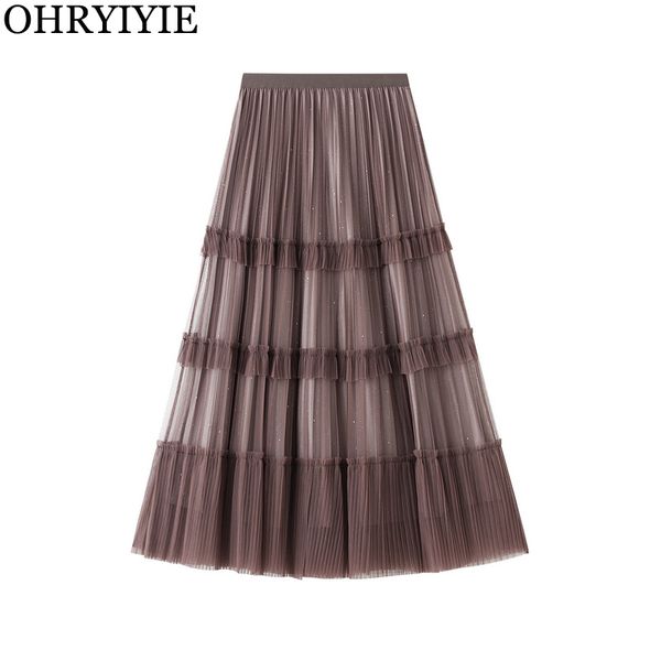 ohryiyie velvet tulle skirt autumn winter women high waist fashion korean black reversible mesh skirts female midi long skirt y1214
ohryiyie velvet tulle skirt autumn winter women high waist fashion korean black reversible mesh skirts female midi long skirt y1214