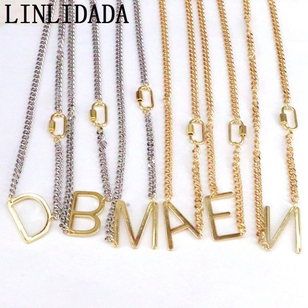 5pcs a-z letters necklace alphabets chockers 6mm link chain jewelry necklace for women choose letters, Silver
5pcs a-z letters necklace alphabets chockers 6mm link chain jewelry necklace for women choose letters, Silver