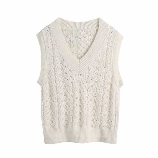 2021 new women solid beading knitted sleeveless v-neck sweater vest female fashion casual women clothes1, Black;white
2021 new women solid beading knitted sleeveless v-neck sweater vest female fashion casual women clothes1, Black;white