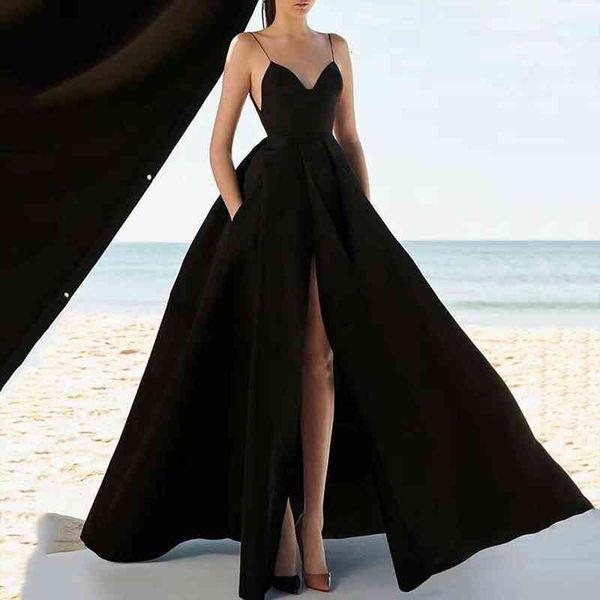 solid color formal summer dress for wedding guest women v-neck evening party sleeveless dresses for women plus size, Black;gray
solid color formal summer dress for wedding guest women v-neck evening party sleeveless dresses for women plus size, Black;gray