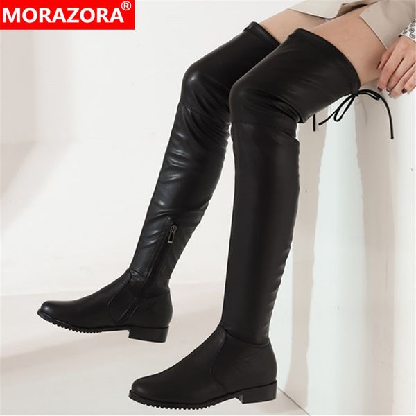 morazora 2021 new fashion over the knee boots low heel round toe comfortable ladies shoes winter black color women boots 1026
morazora 2021 new fashion over the knee boots low heel round toe comfortable ladies shoes winter black color women boots 1026