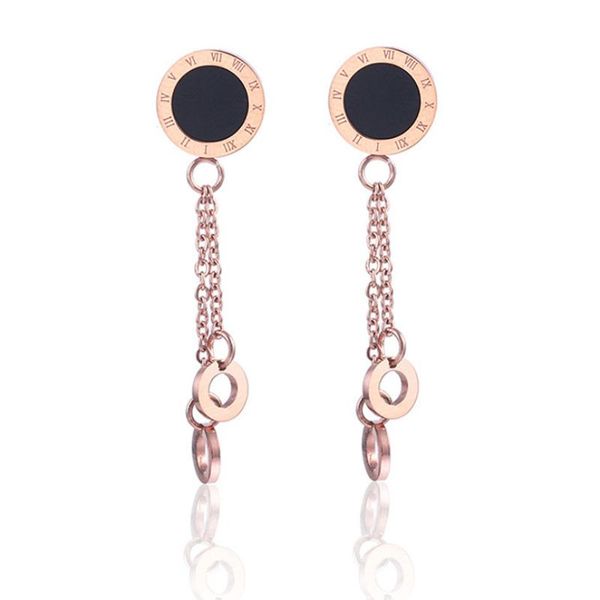 new trendy stainless steel minimalists gold earrings roman number gold chain tassel earrings for women fashion jewelry 2021, Golden;silver
new trendy stainless steel minimalists gold earrings roman number gold chain tassel earrings for women fashion jewelry 2021, Golden;silver