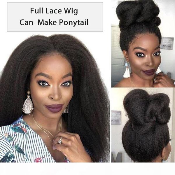 kinky straight 360 lace frontal wig fake scalp 13x6 lace front wig italian yaki fake scalp full lace human hair wigs, Black;brown
kinky straight 360 lace frontal wig fake scalp 13x6 lace front wig italian yaki fake scalp full lace human hair wigs, Black;brown
